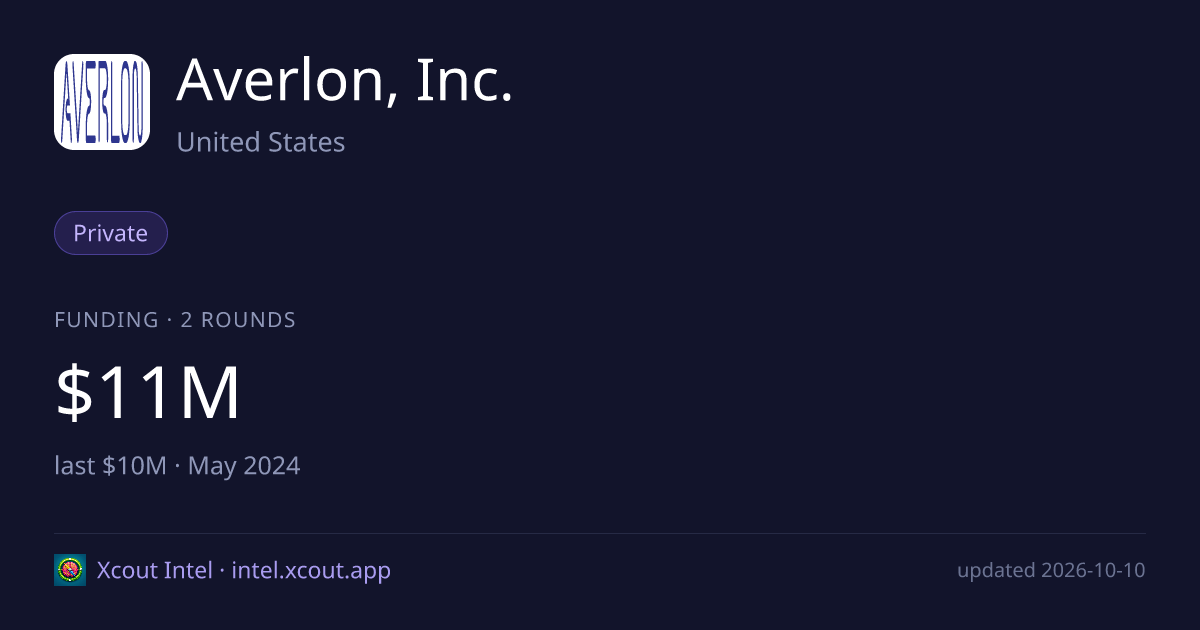 Averlon, Inc. — share card preview