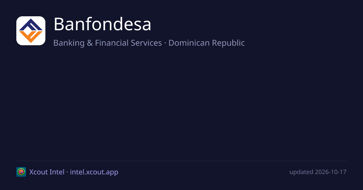 Banfondesa — share card preview