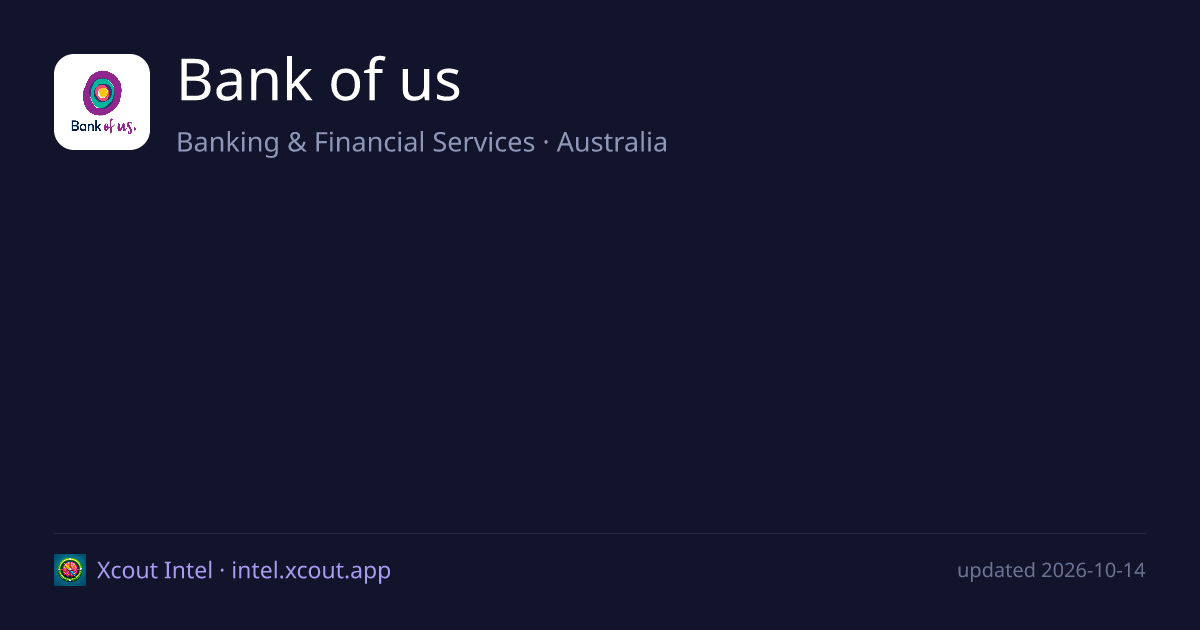 Bank of us — share card preview