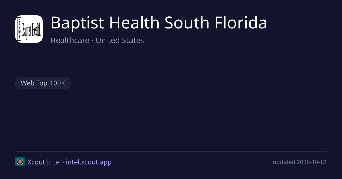 Baptist Health South Florida — share card preview