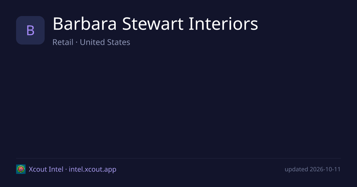 Barbara Stewart Interiors — share card preview