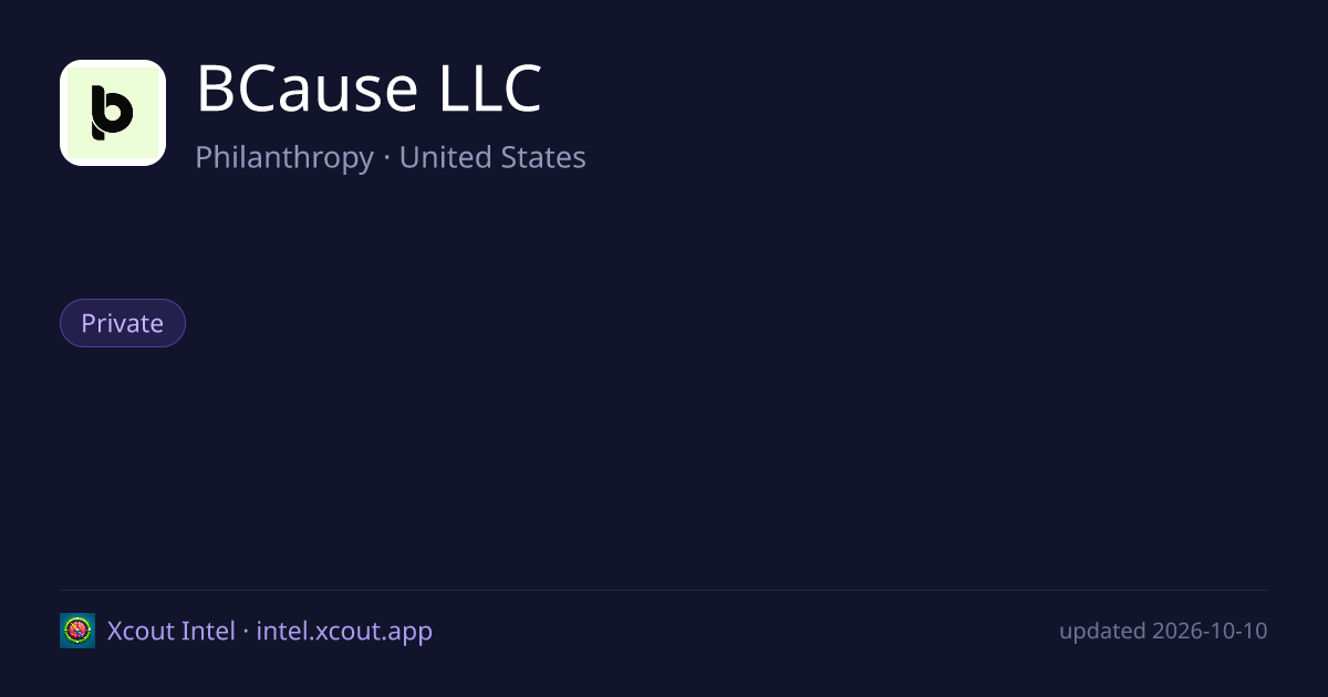 BCause LLC — share card preview