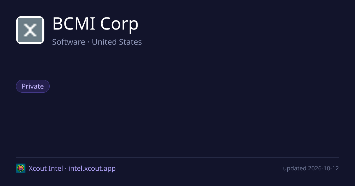 BCMI Corp — share card preview