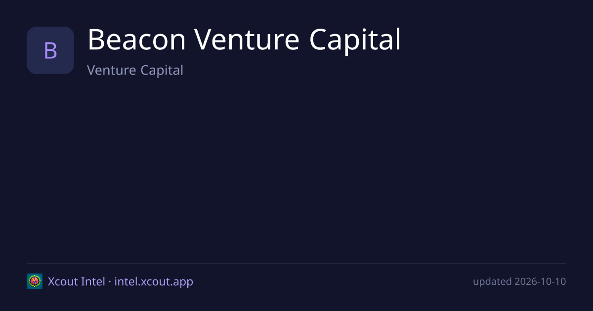 Beacon Venture Capital — share card preview