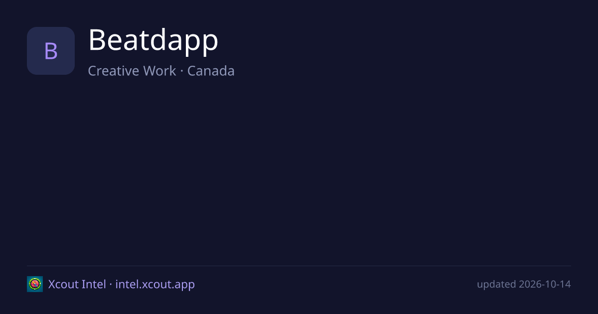 Beatdapp — share card preview