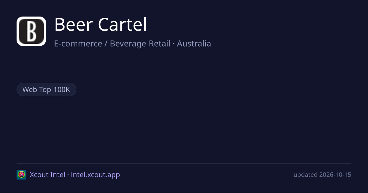 Beer Cartel — share card preview