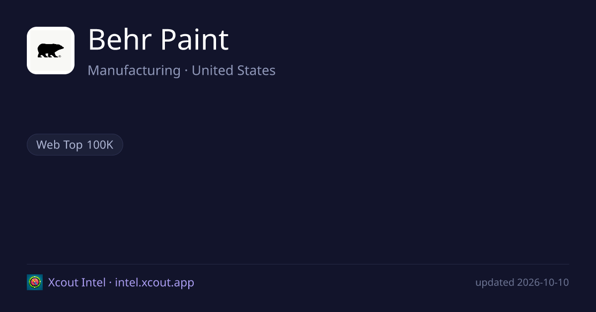 Behr Paint — share card preview