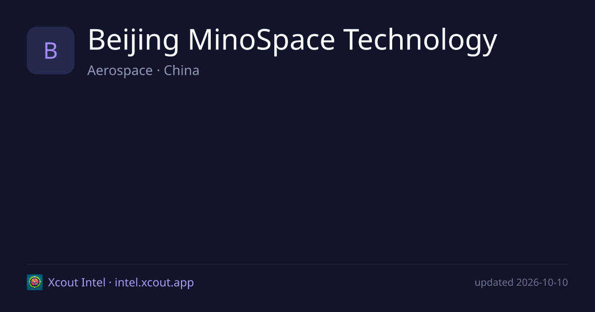 Beijing MinoSpace Technology — share card preview