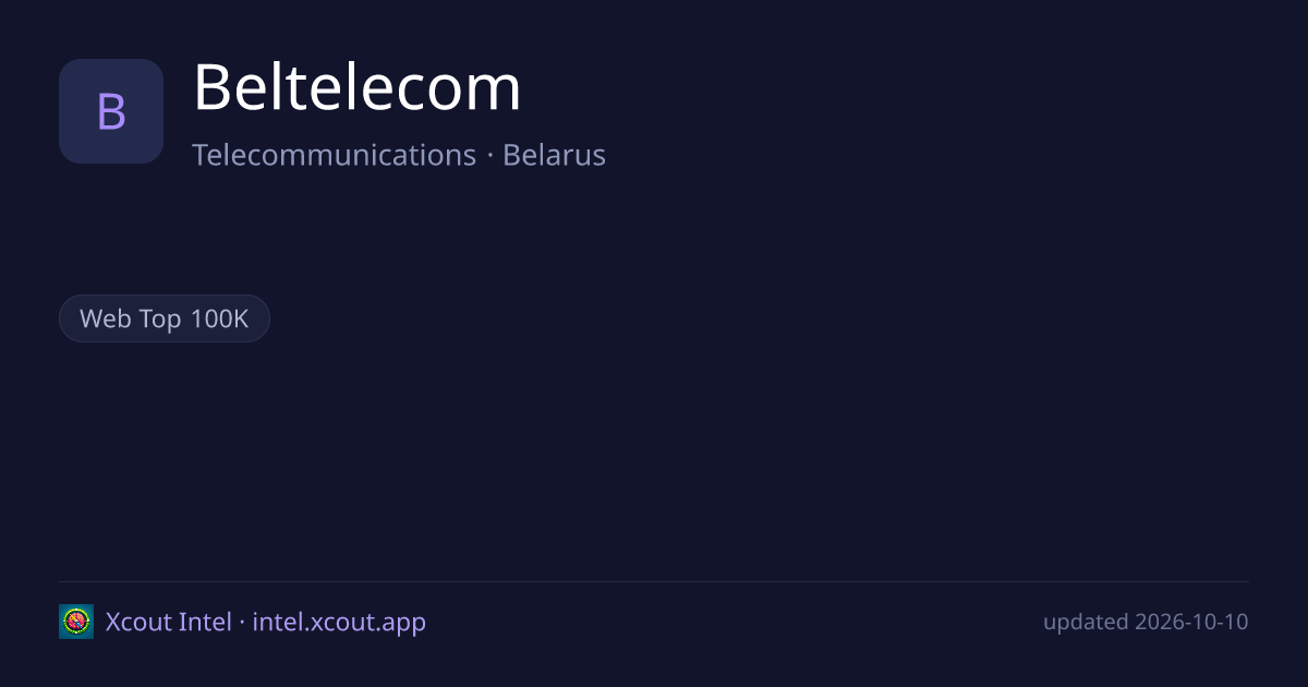 Beltelecom — share card preview