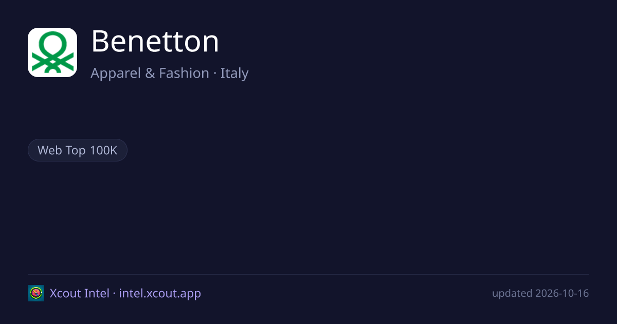 Benetton — share card preview
