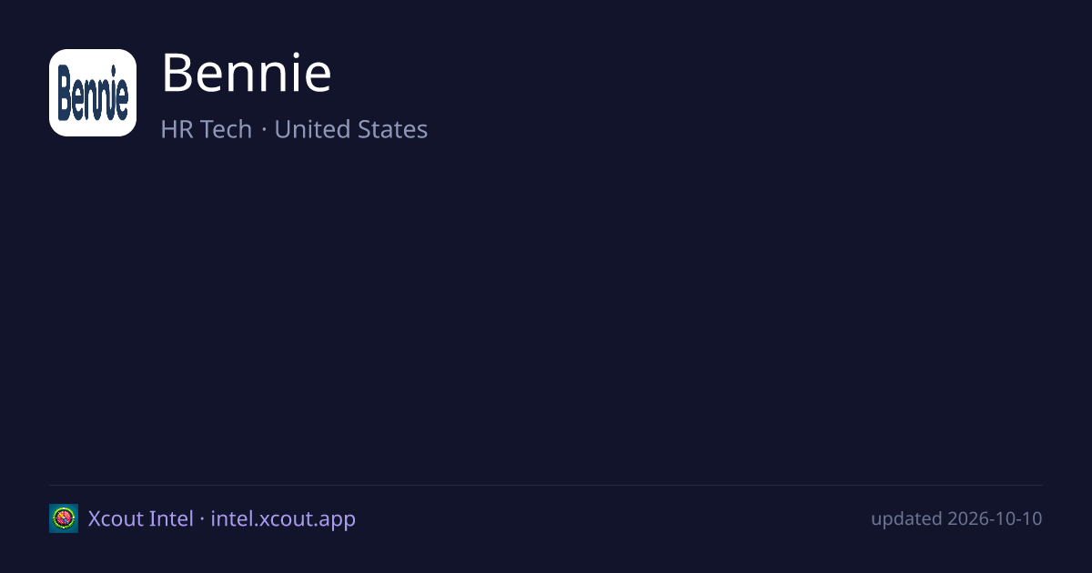 Bennie — share card preview