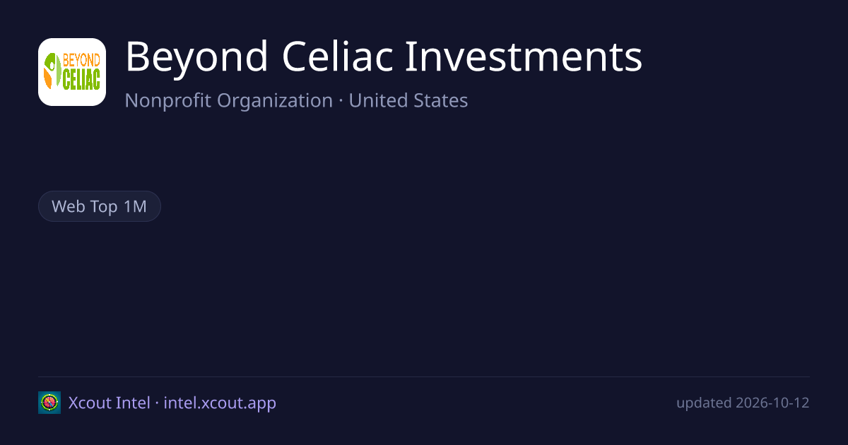 Beyond Celiac Investments — share card preview