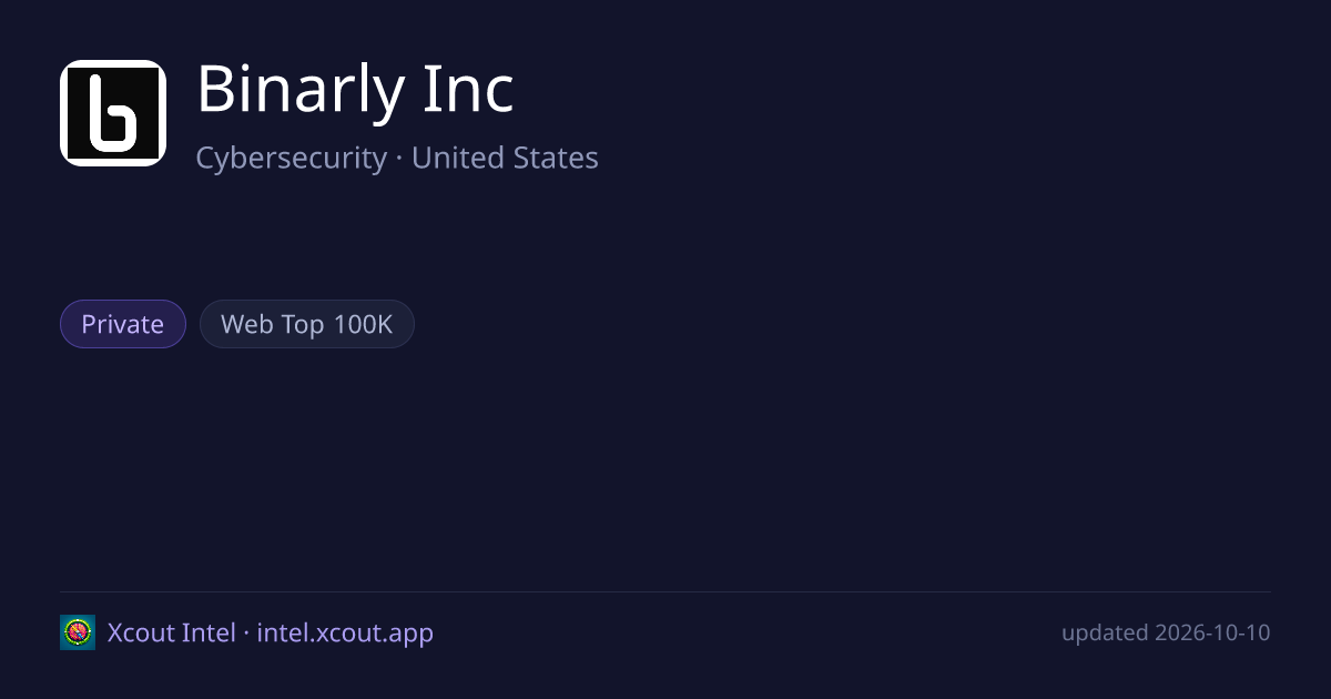 Binarly Inc — share card preview
