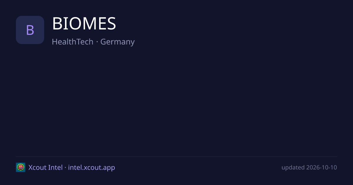 BIOMES — share card preview