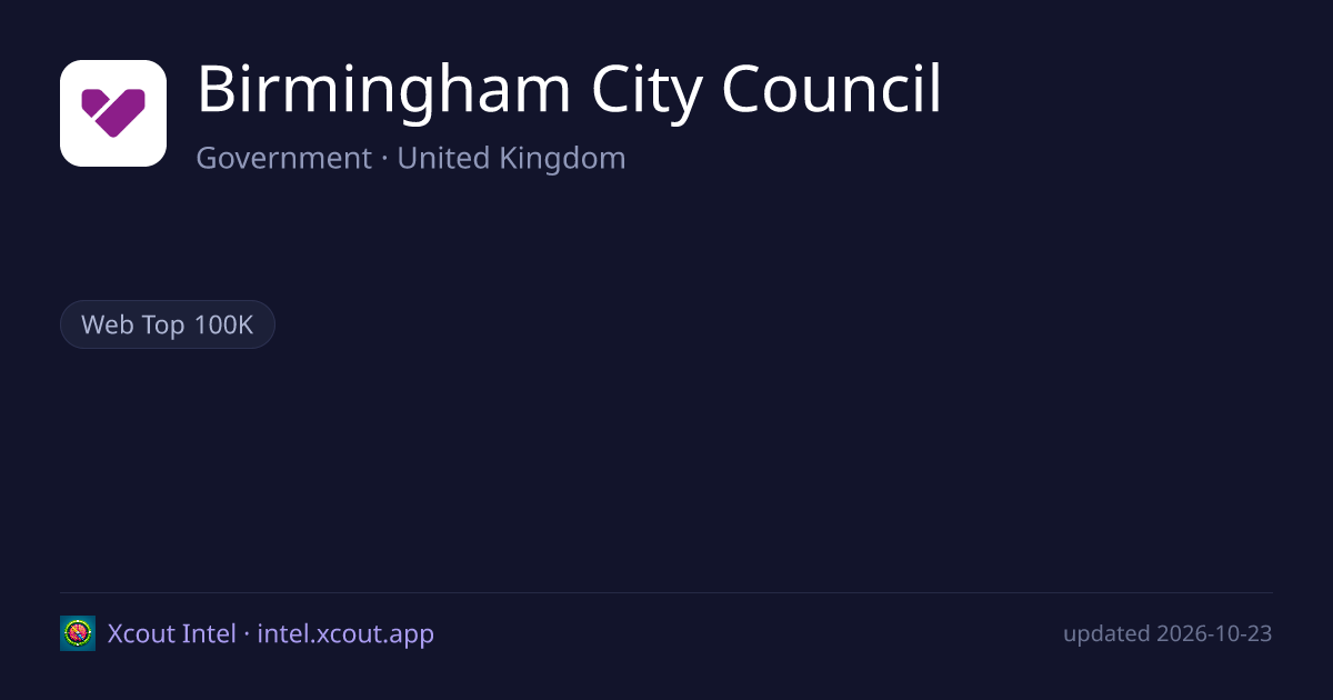 Birmingham City Council — share card preview