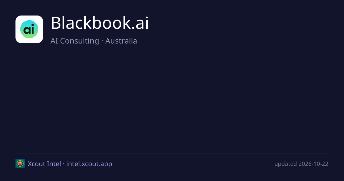 Blackbook.ai — share card preview