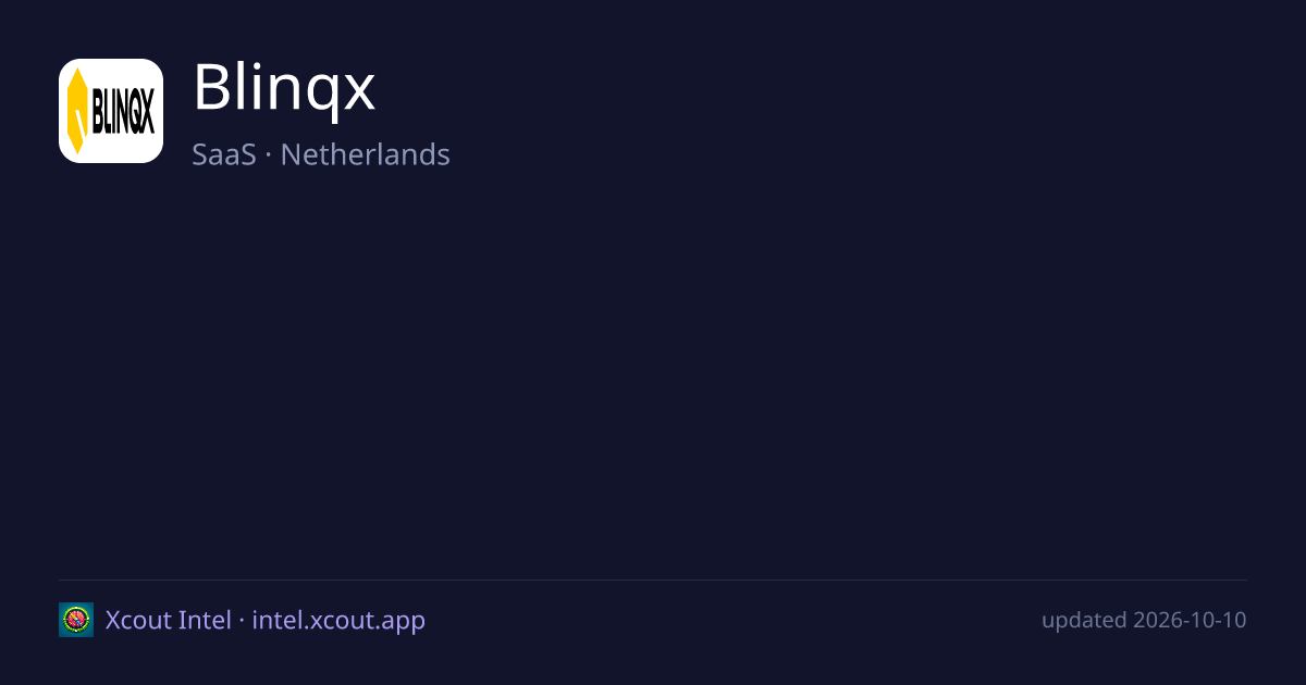 Blinqx — share card preview