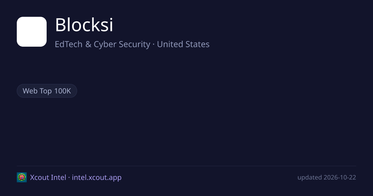 Blocksi — share card preview