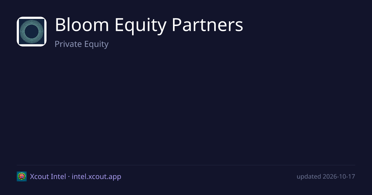 Bloom Equity Partners — share card preview