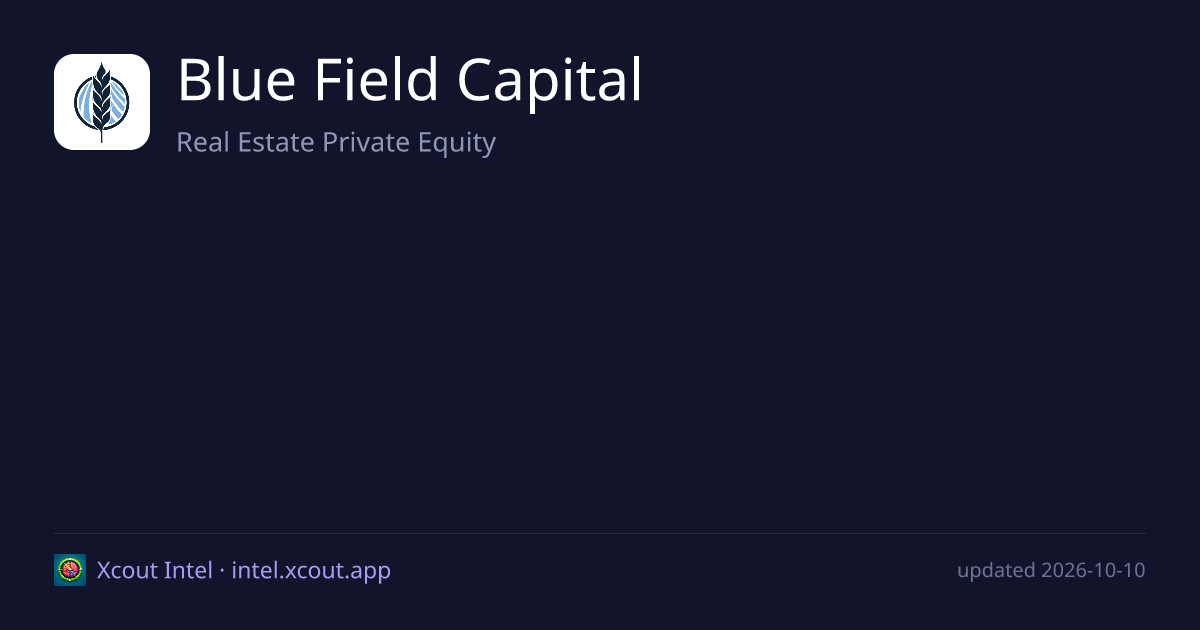 Blue Field Capital — share card preview