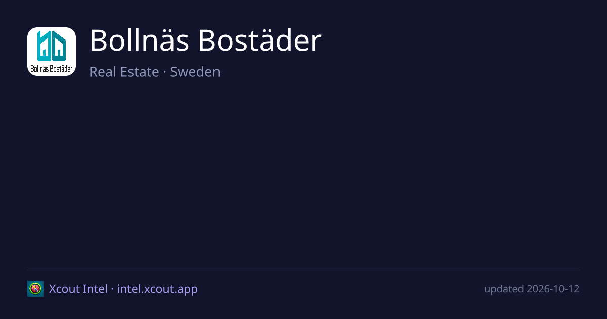 Bollnäs Bostäder — share card preview