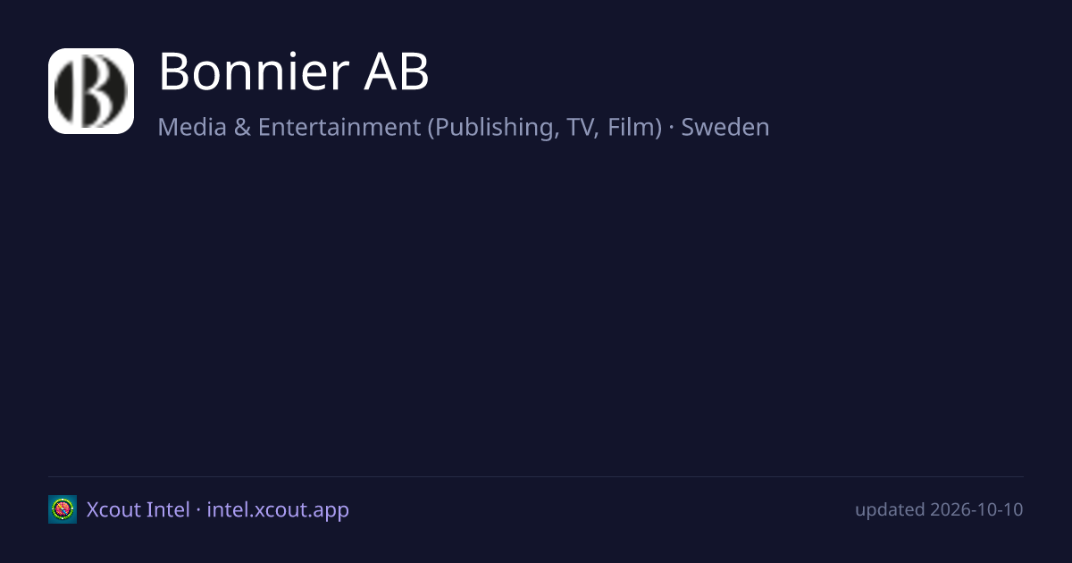Bonnier AB — share card preview