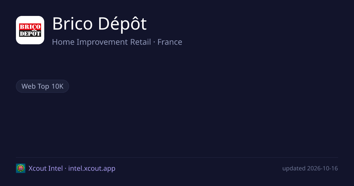 Brico Dépôt — share card preview