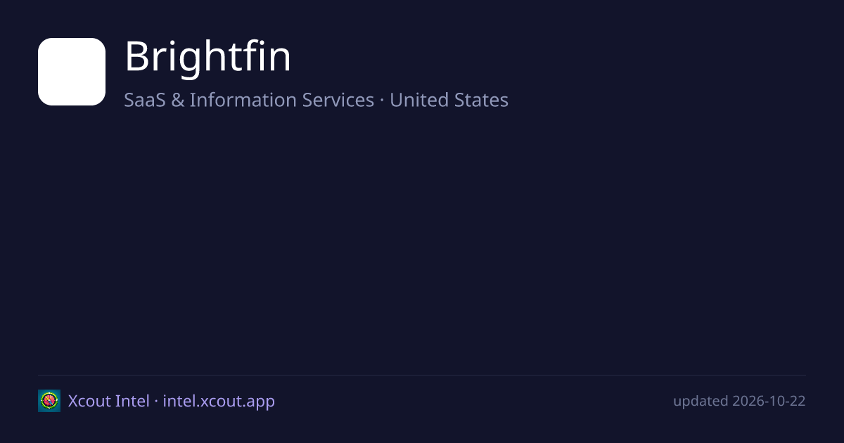 Brightfin — share card preview
