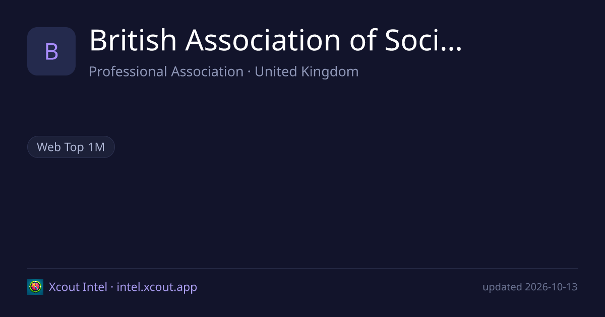 British Association of Social Workers — share card preview