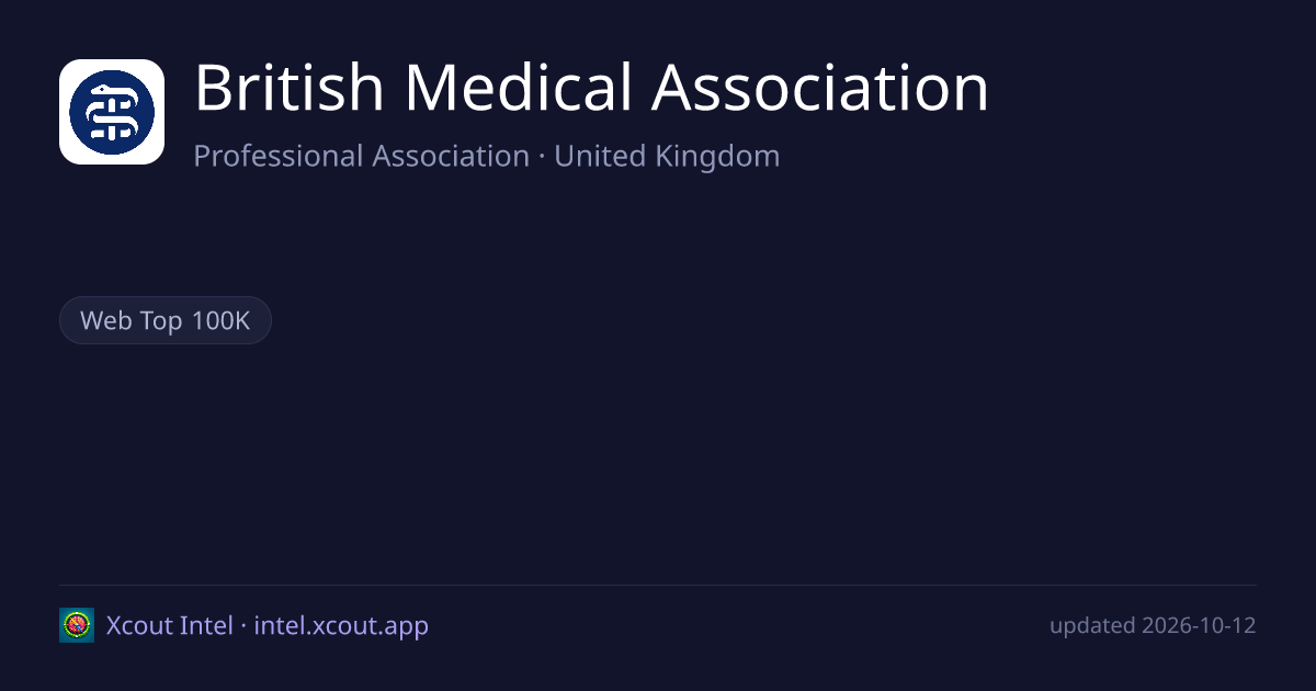 British Medical Association — share card preview