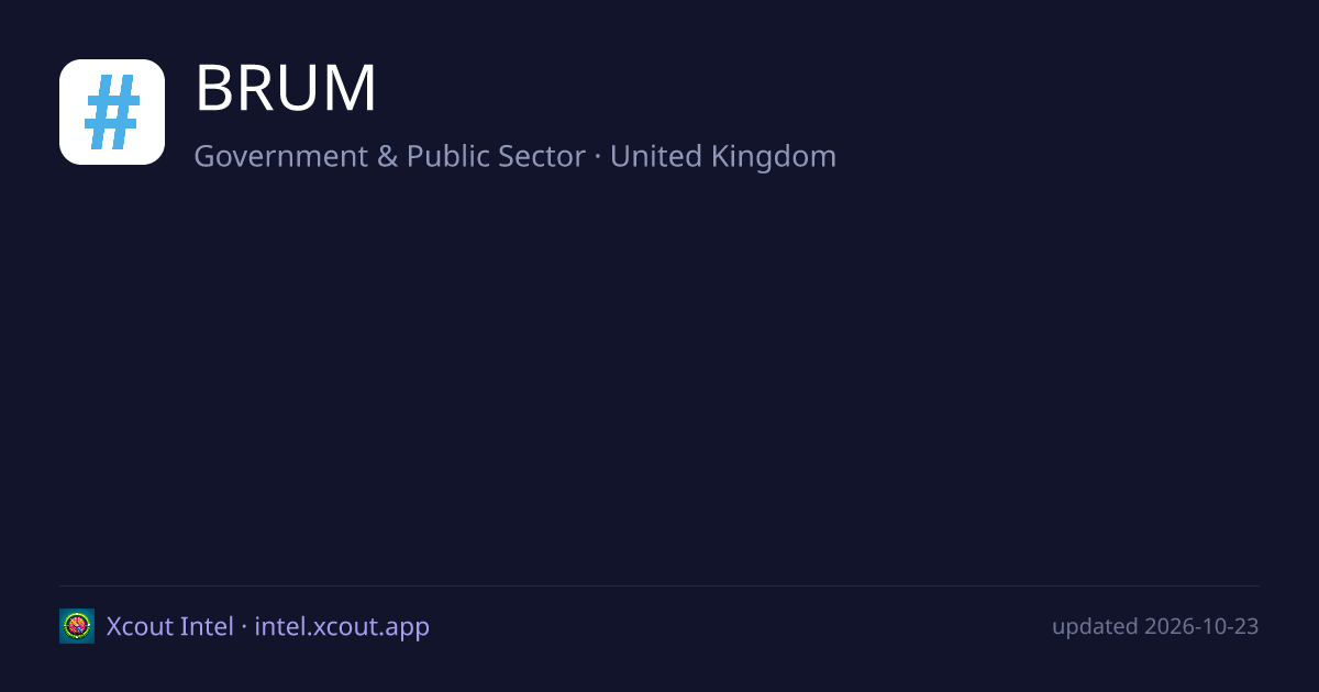 BRUM — share card preview