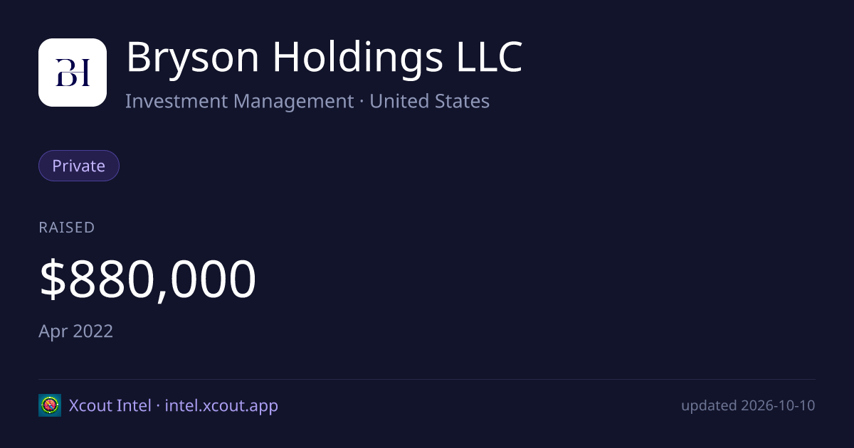 Bryson Holdings LLC — share card preview