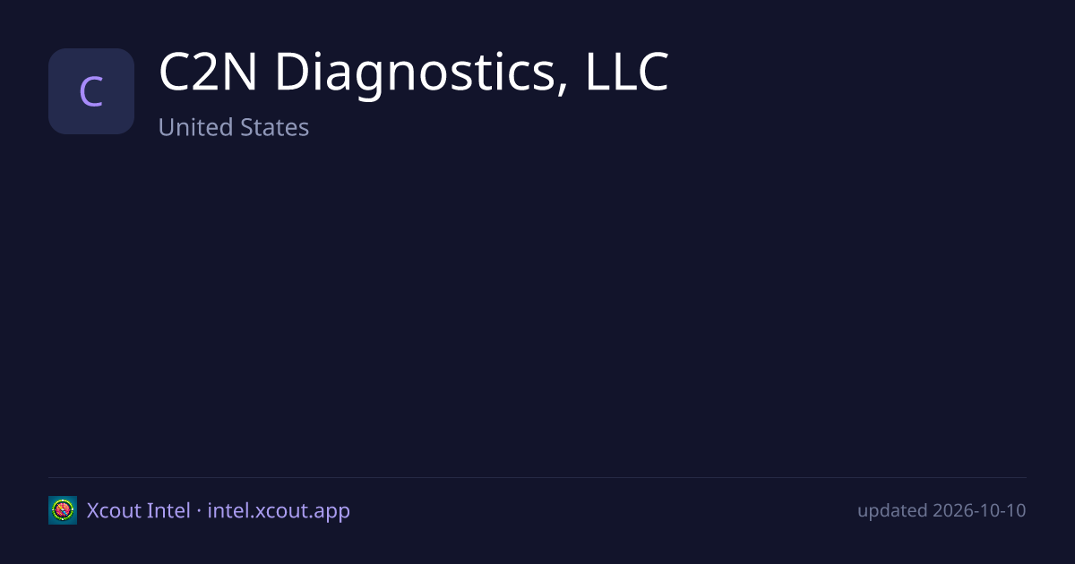 C2N Diagnostics, LLC — share card preview