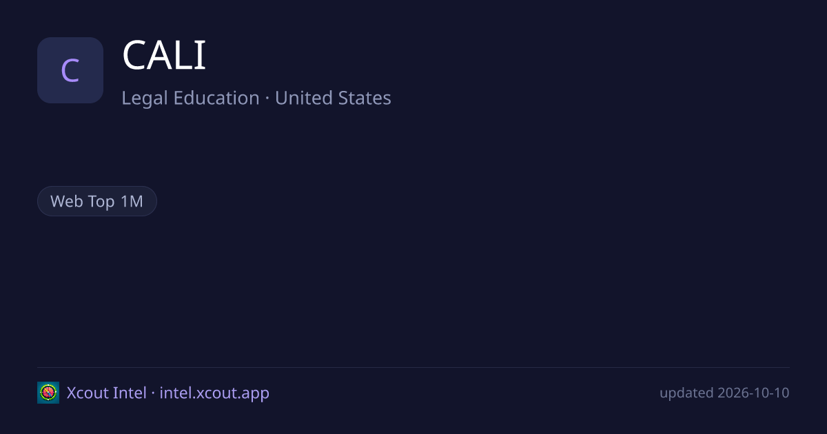 CALI — share card preview