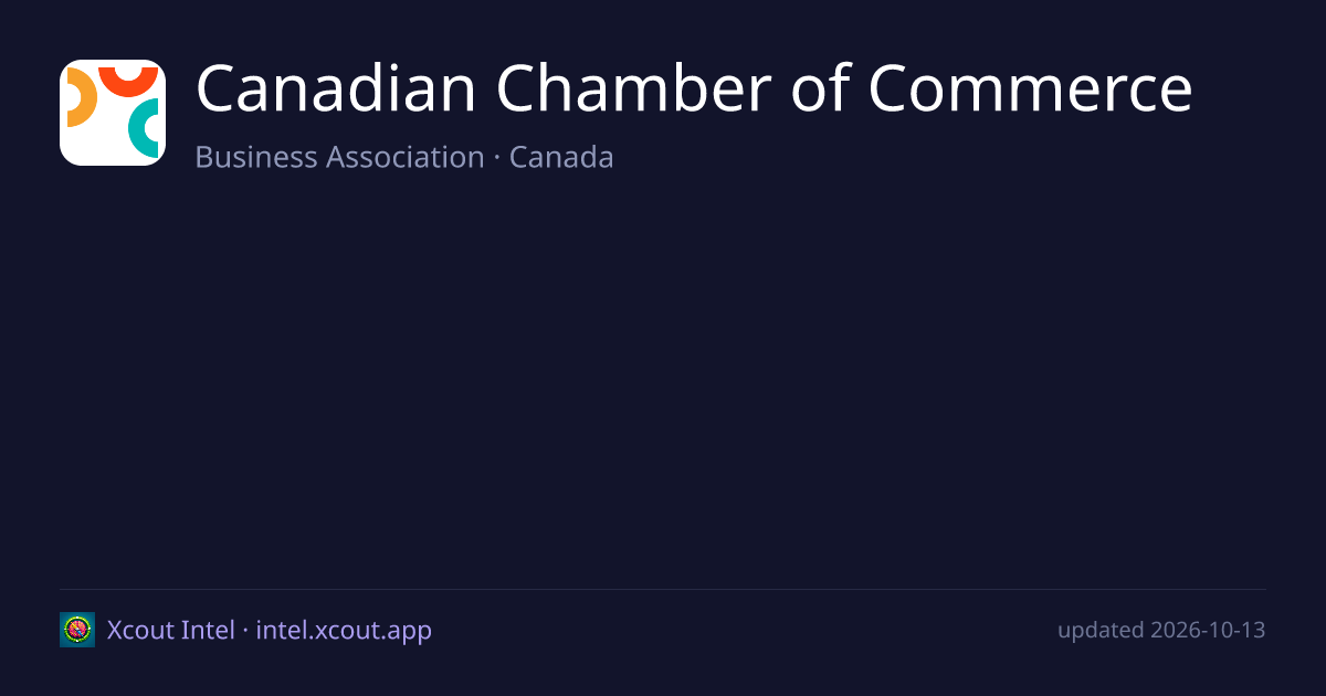 Canadian Chamber of Commerce — share card preview
