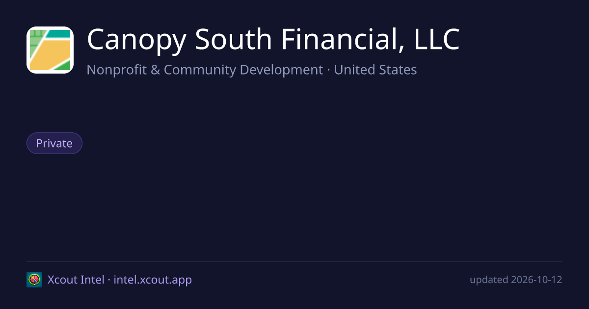 Canopy South Financial, LLC — share card preview