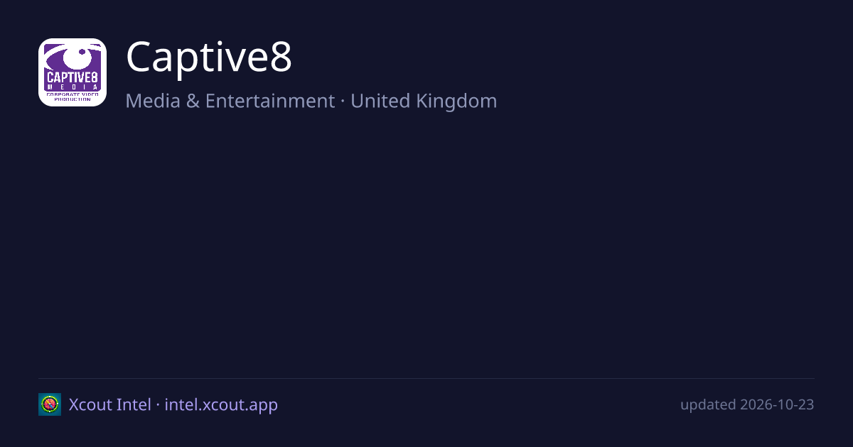 Captive8 — share card preview