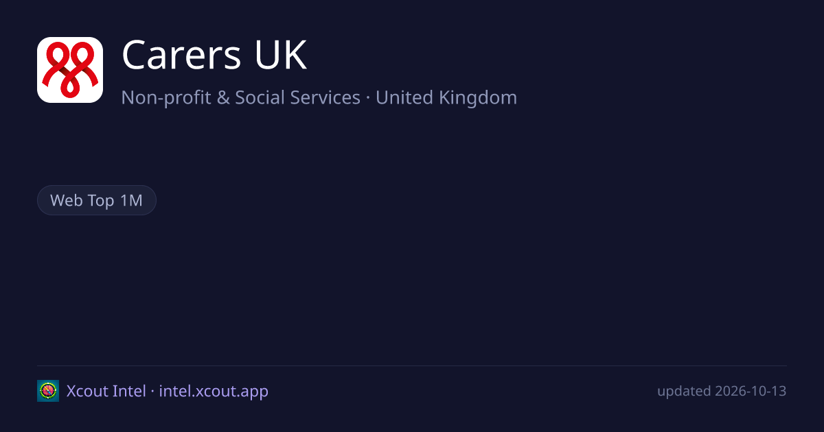 Carers UK — share card preview