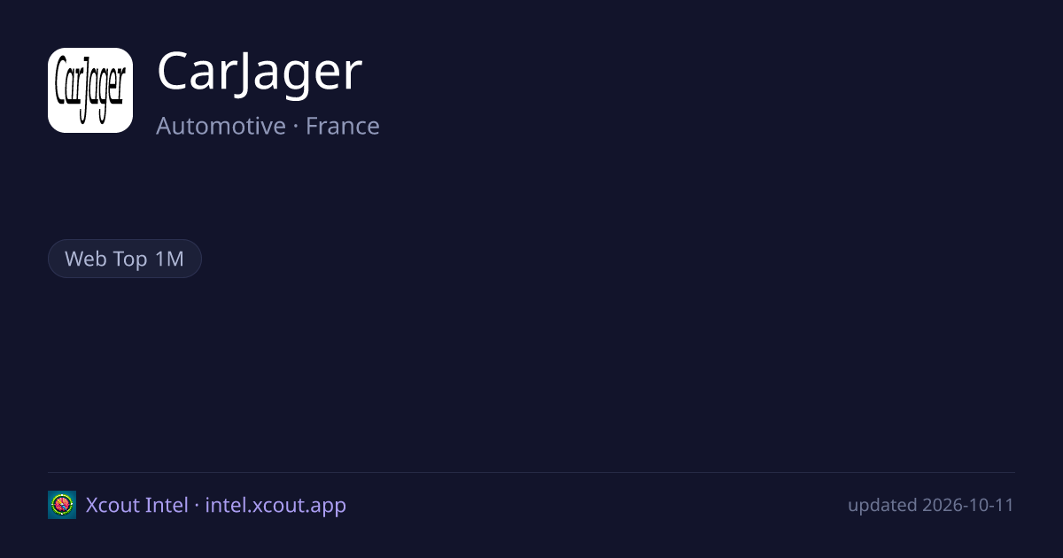 CarJager — share card preview