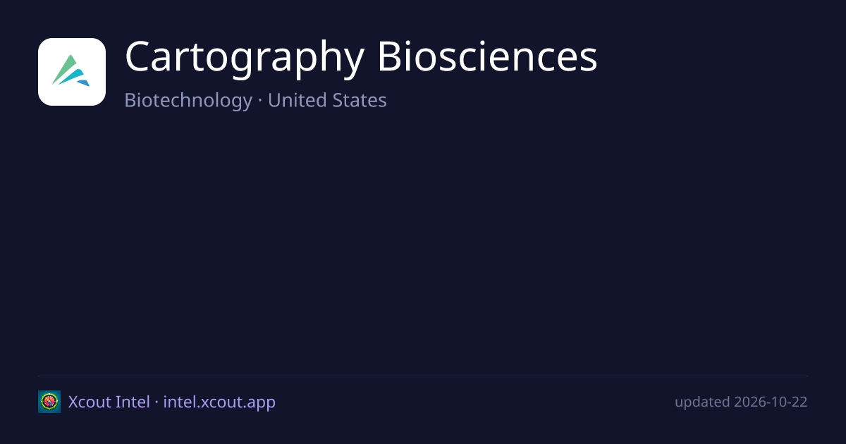 Cartography Biosciences — share card preview