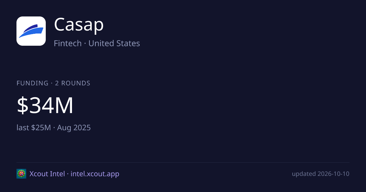 Casap — share card preview