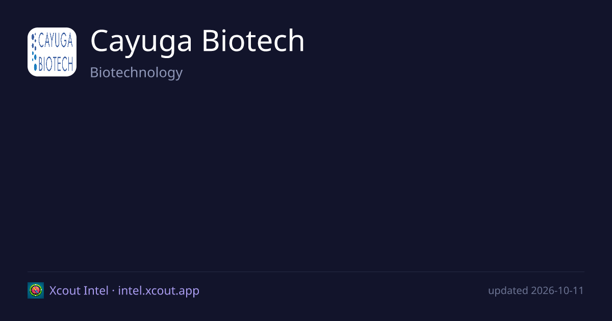 Cayuga Biotech — share card preview
