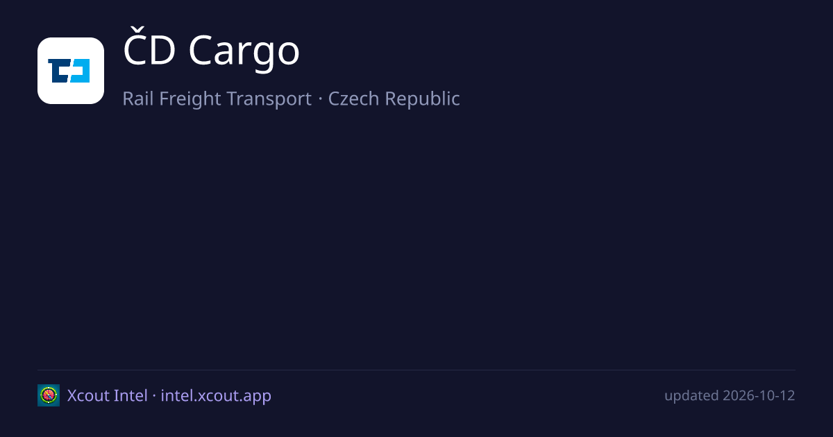 ČD Cargo — share card preview