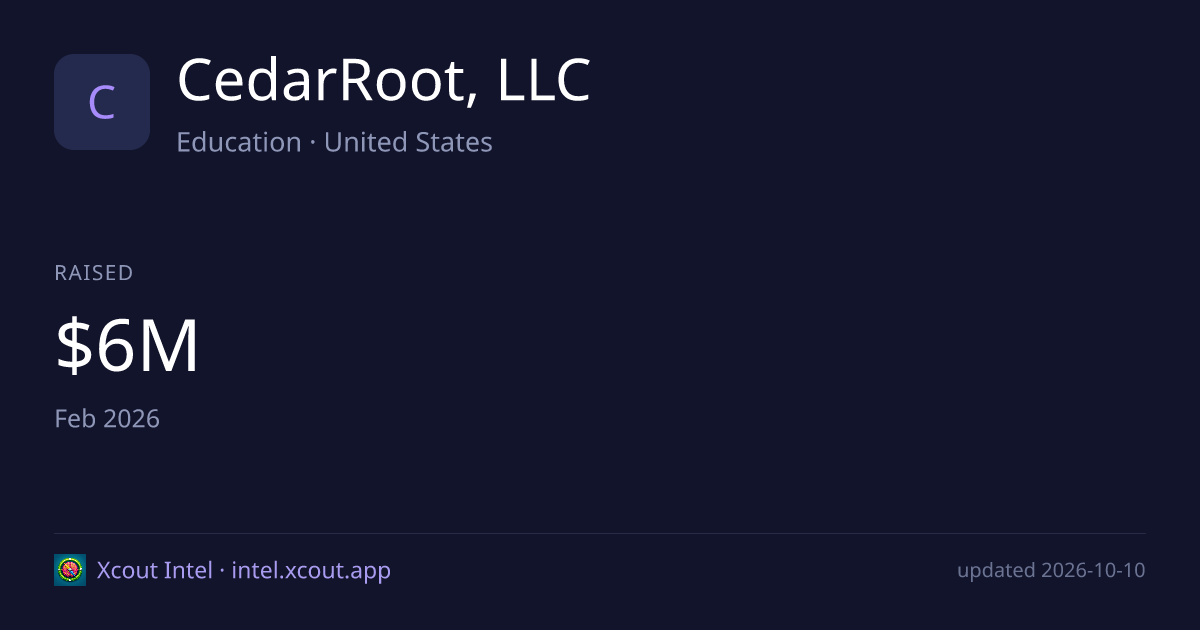 CedarRoot, LLC — share card preview