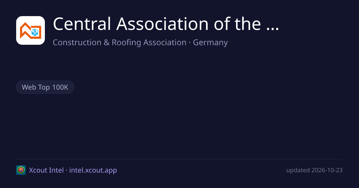 Central Association of the German Roofing Trade — share card preview