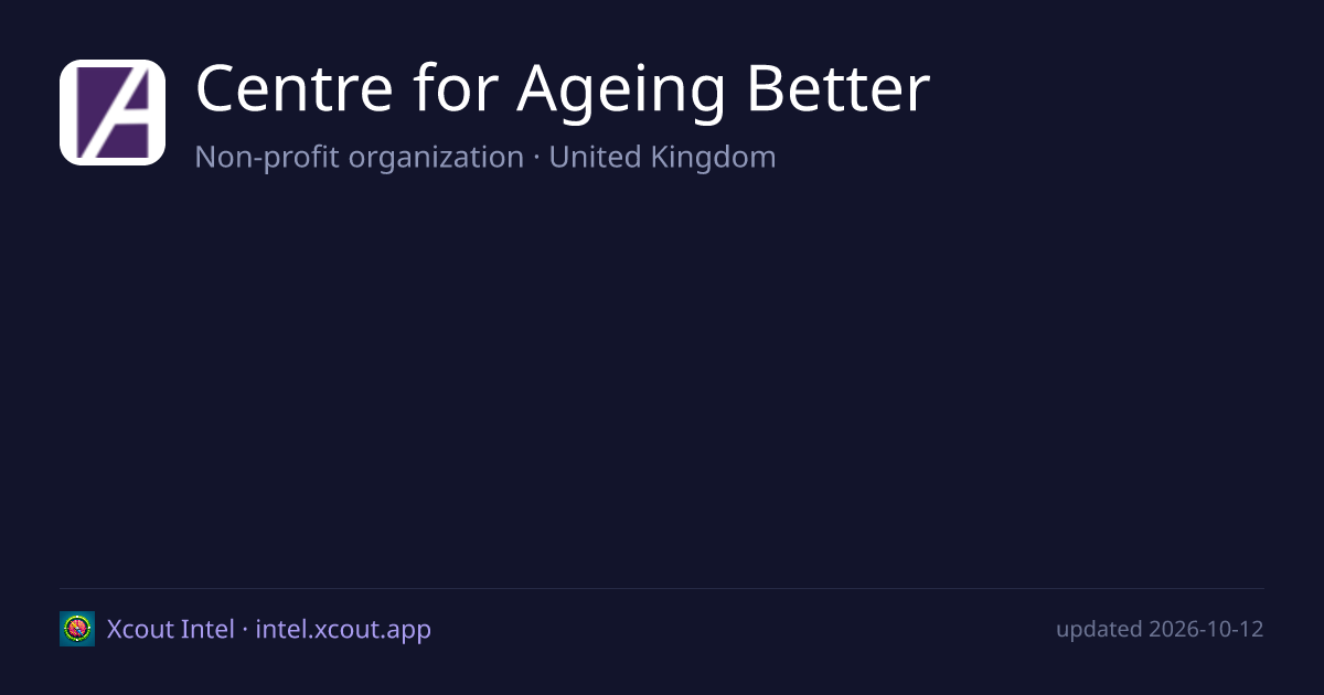 Centre for Ageing Better — share card preview