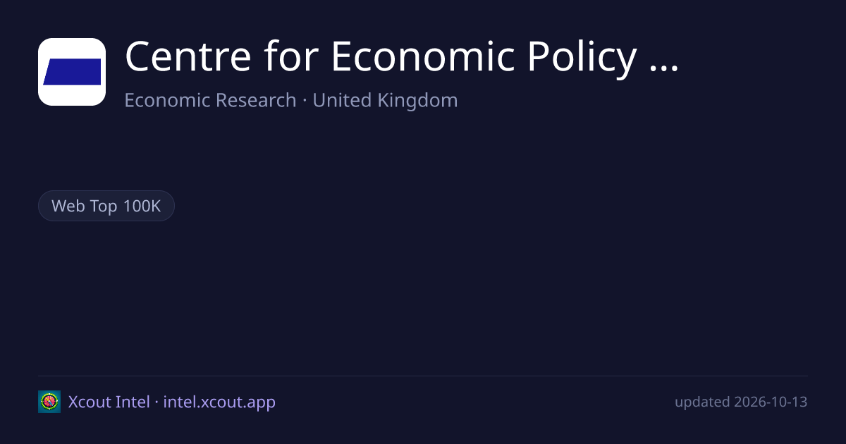 Centre for Economic Policy Research — share card preview
