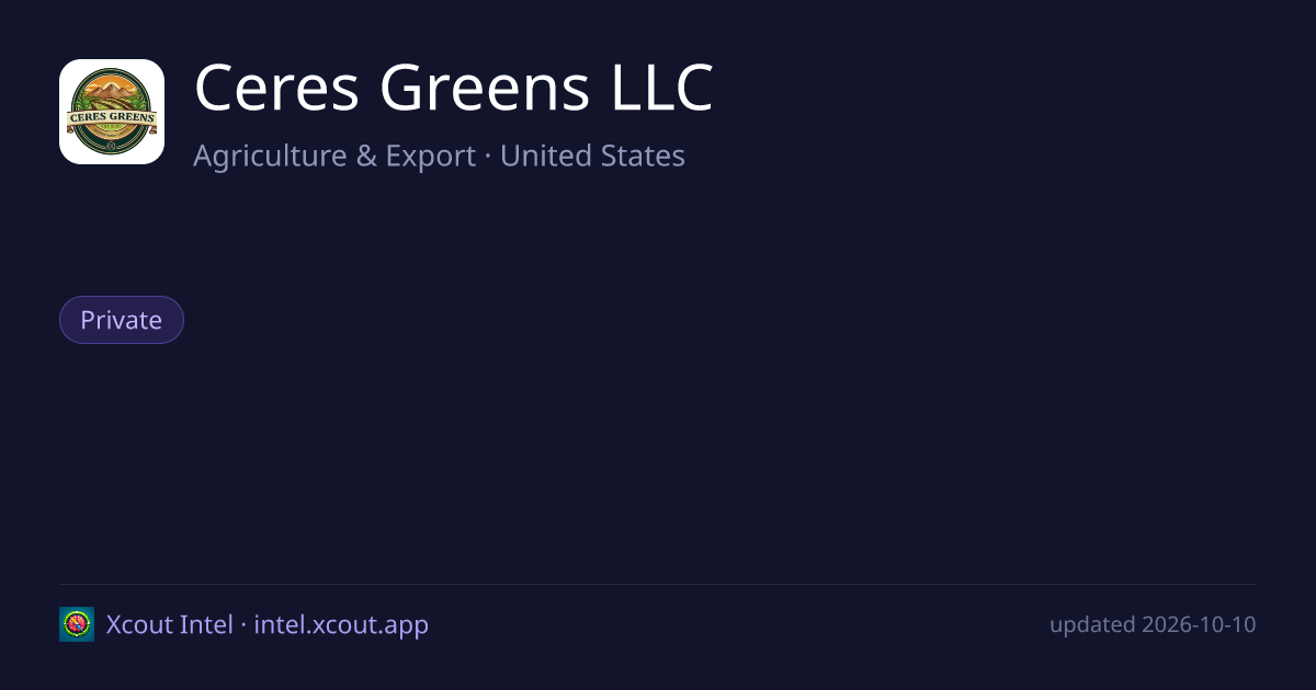 Ceres Greens LLC — share card preview