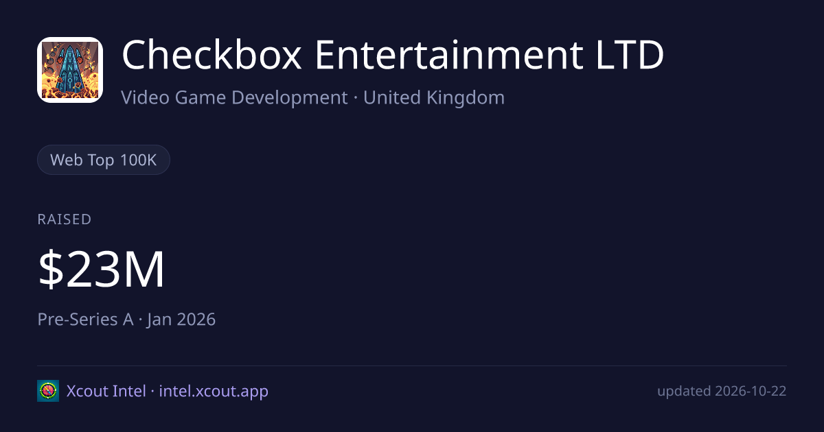 Checkbox Entertainment LTD — share card preview