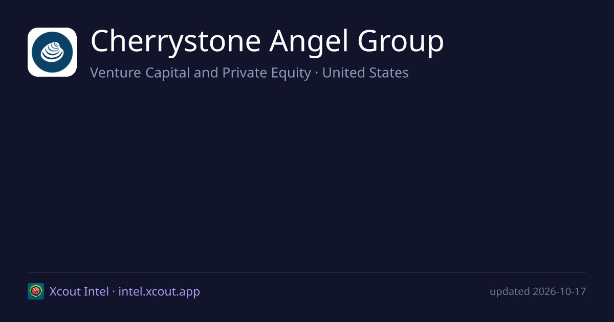 Cherrystone Angel Group — share card preview